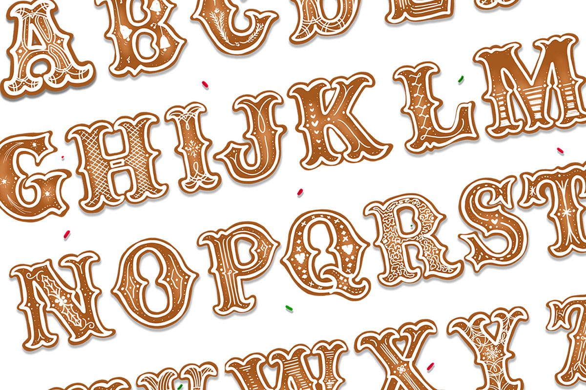 Ez Bake Shop - Cookie Lettering, a Decorative Illustration by kimpanella (Photo 2 of 5)