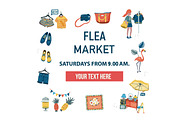 Doodle retro flea market set, a Decorative Illustration by Wanwiss (Thumbnail 8 of 9)