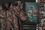 Paisley Seamless Arabesque Patterns, a Pattern Graphic by Red Ink (Thumbnail 3 of 7)