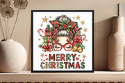 Merry Christmas messy bun png, an Illustration by DreamCafeArt (Thumbnail 5 of 7)