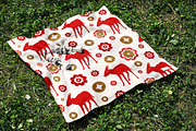 Chinese New Year Seamless Pattern, a Pattern Graphic by Groovy Arts (Thumbnail 4 of 5)