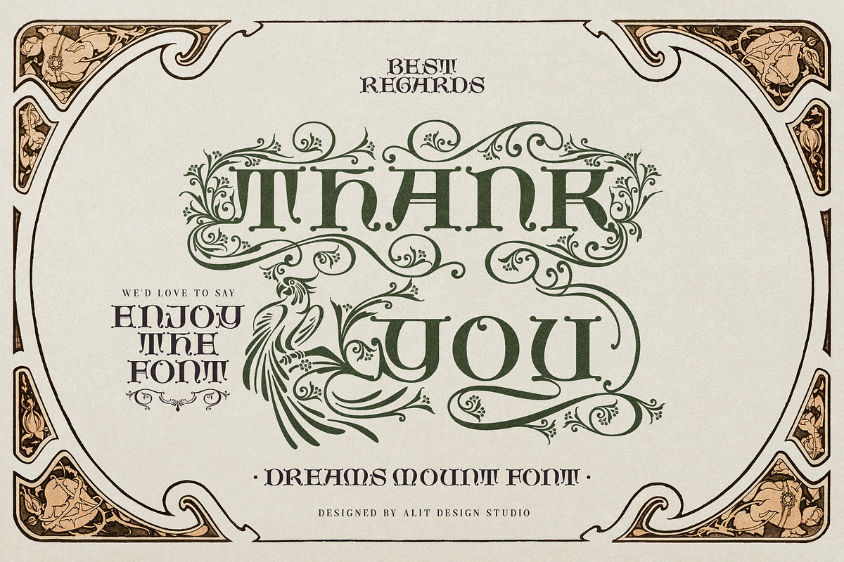 Dreams Mount Typeface, a Serif Font by alit design (Photo 21 of 21)