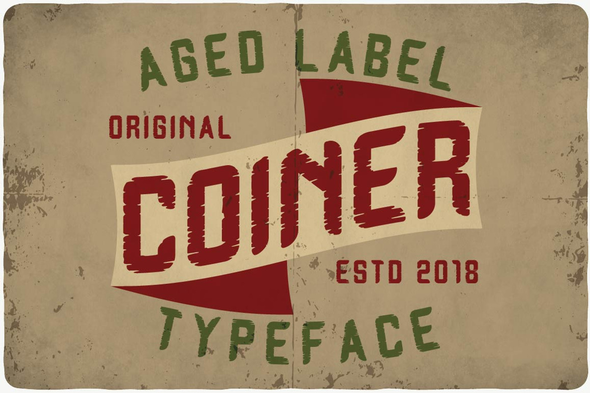 Coiner typeface preview 6