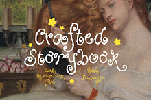 Crafted Storybook - Rough Curly Font
