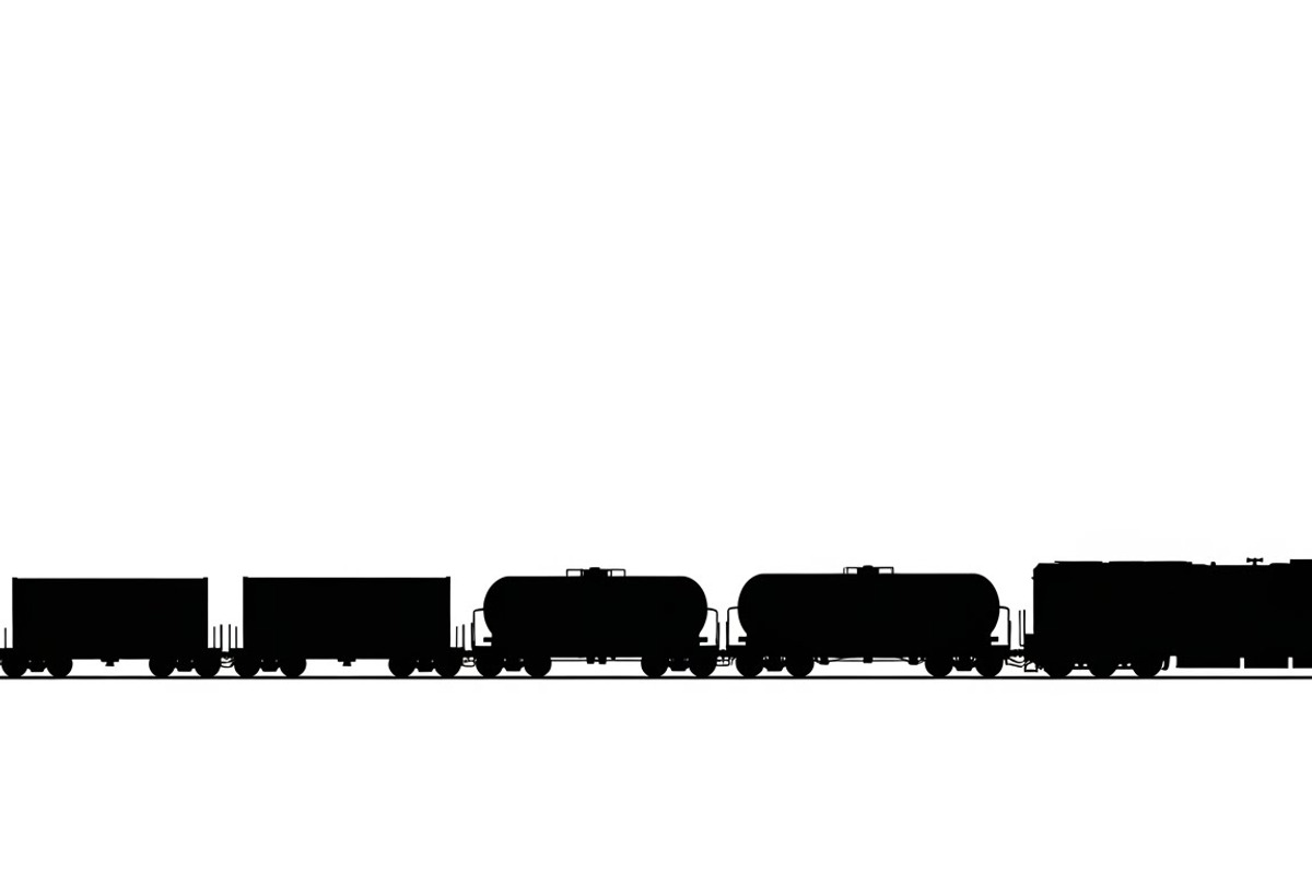 train transport silhouettes, an Illustration by Amazin_art (Photo 6 of 31)
