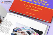 US Letter Size Landscape Book Mockup, a Books & Magazine Mockup by Illusiongraphic (Thumbnail 27 of 31)