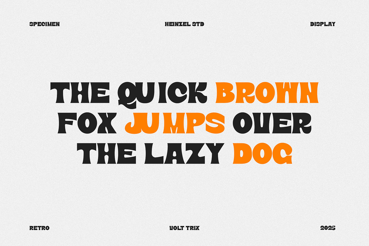 Volt Trix Bold Display Font, a Serif Font by Heinzel Std (Photo 3 of 10)