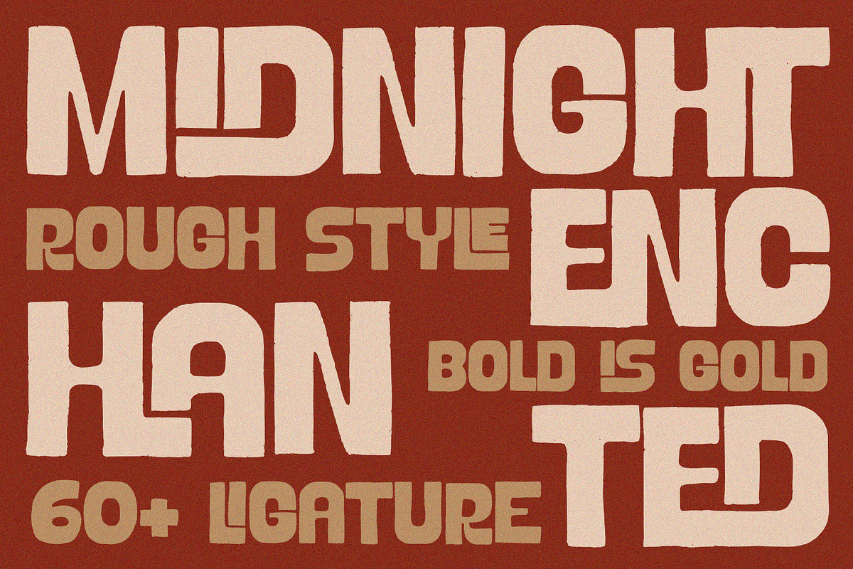 Midnight Mirage - Rough Display, a Script Font by Alpaprana (Photo 5 of 10)