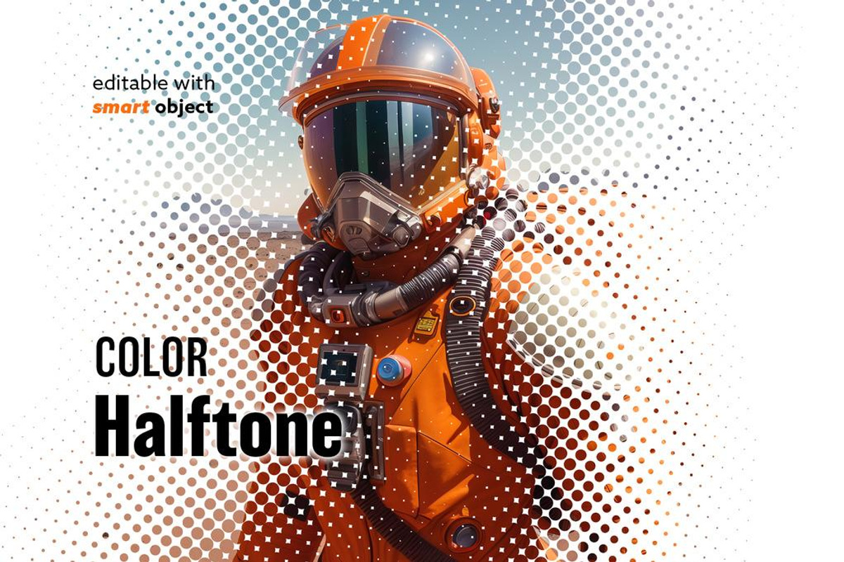 Color Halftone Photo Effect, a Layer Style Add-On by Grkic Creative (Photo 1 of 3)