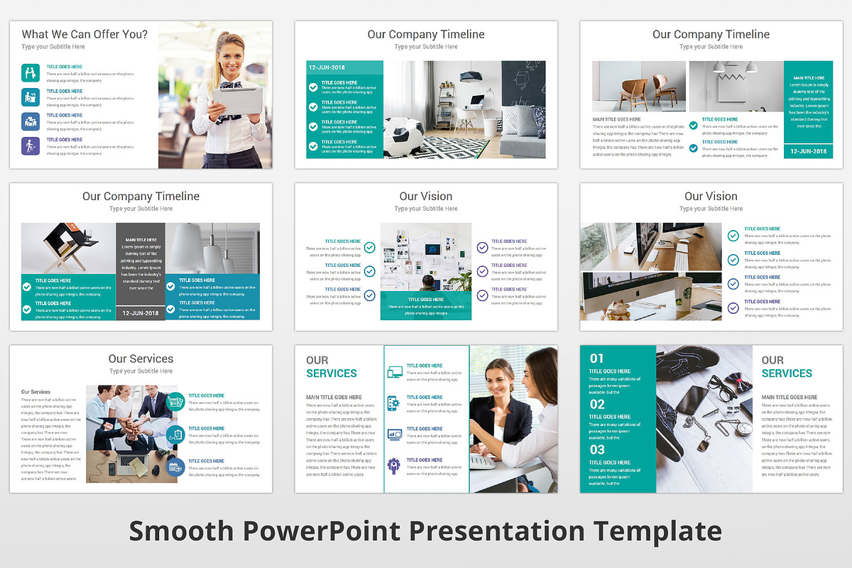 Smooth PowerPoint Template, a Presentation Template by GraphicStan (Photo 7 of 25)