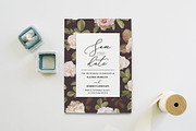 Rosie save the date & RSVP cards, an Invitation Template by Chic templates (Thumbnail 2 of 3)