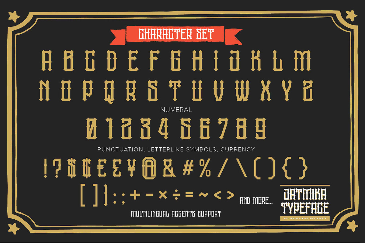 Jatmika Typeface - Blackletter Typef, a Serif Font by Gassstype (Photo 7 of 8)