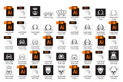 Royal hand drawn vector designs, a Decorative Illustration by Croisy (Thumbnail 5 of 5)