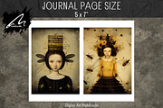 Honeybee Girl, Whimsy Collage Pages, a Person Illustration by Digital Art Mahdiseño (Thumbnail 7 of 9)