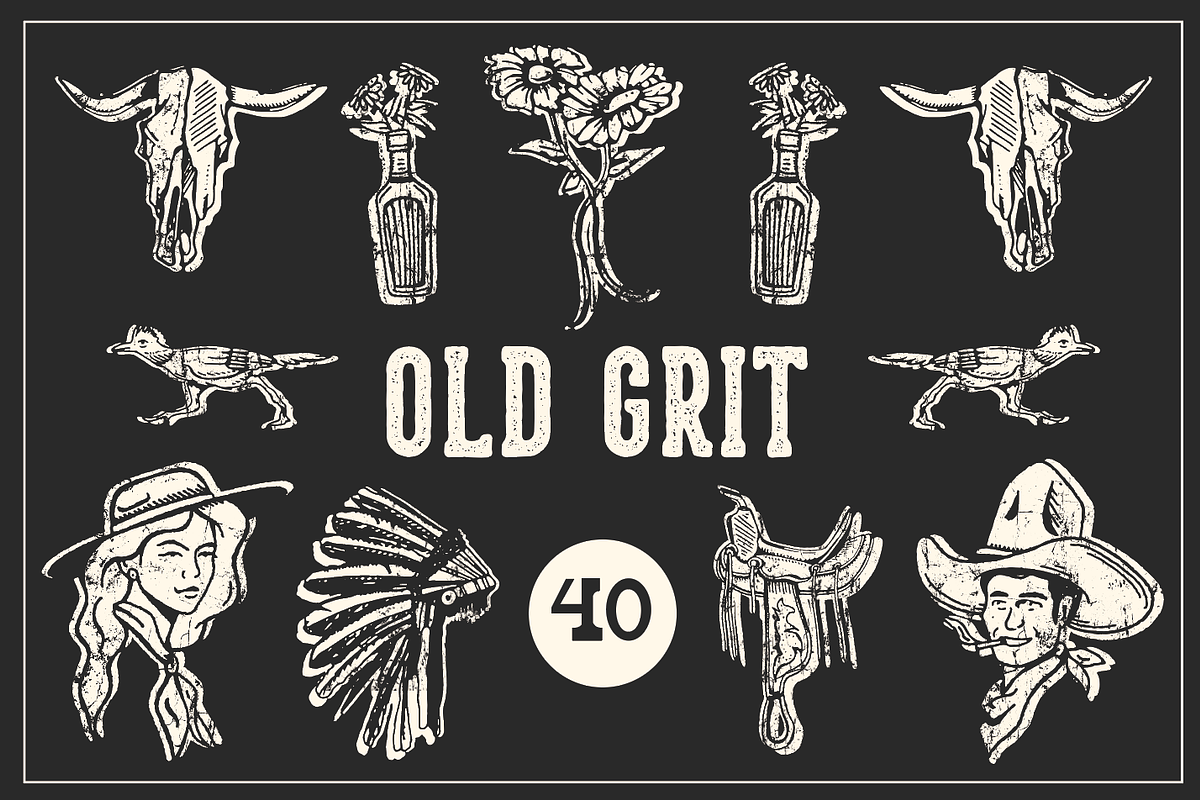 Old Grit Graphics, a Person Illustration by cmfgraphics (Photo 1 of 3)