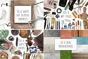 Flat lay Art Display Scene Creator, an Arts & Entertainment Photo by Mockup Scene (Thumbnail 2 of 8)