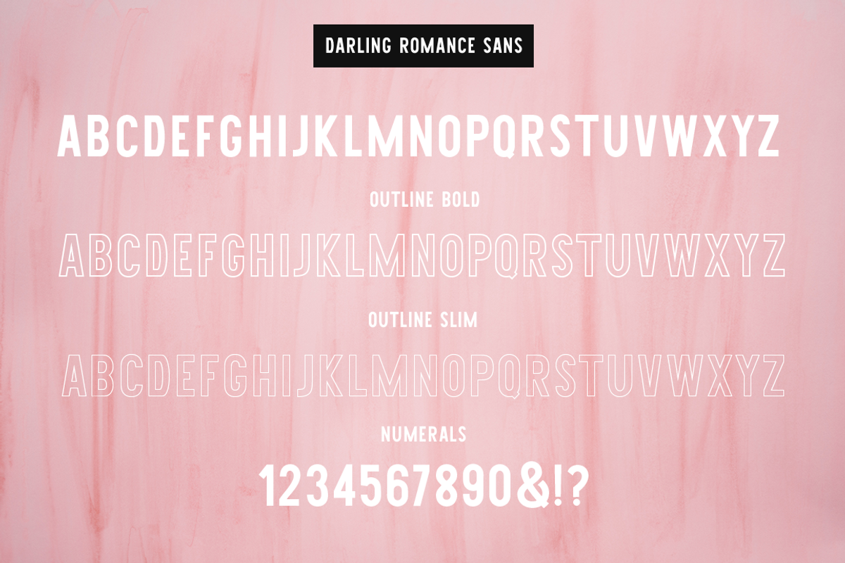 Darling Romans # Font Duo, a Script Font by Larin Type Co. (Photo 10 of 11)