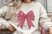 Plaid & Glitter Bow Clipart Bundle, a Graphic by iloveTemplate (Thumbnail 3 of 6)