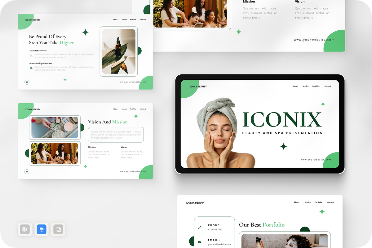 Beauty and Spa Keynote, a Presentation Template by Annora Studio (Photo 1 of 5)