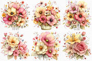 Whimsical Mother's Day Flowers Clipa, an Illustration by Craft Nest (Thumbnail 4 of 12)