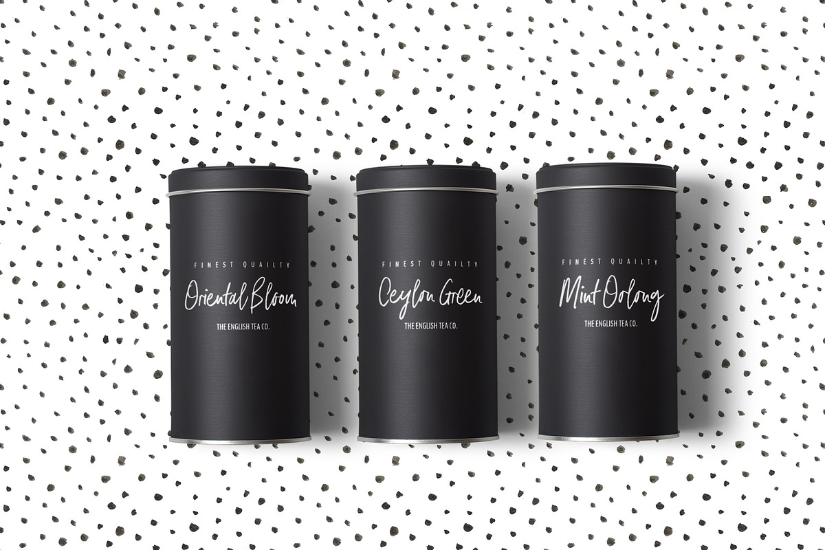 Indigo Blue Font + Swashes preview 5