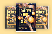 Golden Night Party, a Flyer Template by What a Story (Thumbnail 2 of 2)