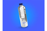 Mineral Water Bottle Mockup Template, a Packaging Mockup by DesignRushMarket (Thumbnail 9 of 11)