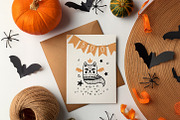 Halloween Greeting Cards, a Card Template by Lumitar (Thumbnail 3 of 5)