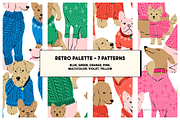 Dogs in Sweaters Seamless Patterns, a Pattern Graphic by Palette Pursuit (Thumbnail 6 of 14)