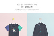 Baby Clothes Mock-ups Bundle, a Shirt Mockup by Mocca Mockups Store (Thumbnail 4 of 8)