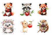 Adorable Woodland Animals PNG, an Illustration by SinaCreation (Thumbnail 4 of 4)