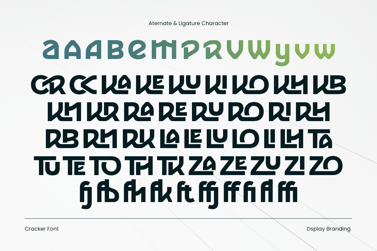 Cracker - Technology Branding Font, a Sans Serif Font by TokoPress (Photo 13 of 13)