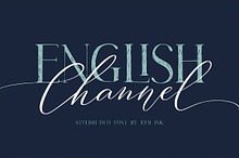 English Channel. Duo Font.