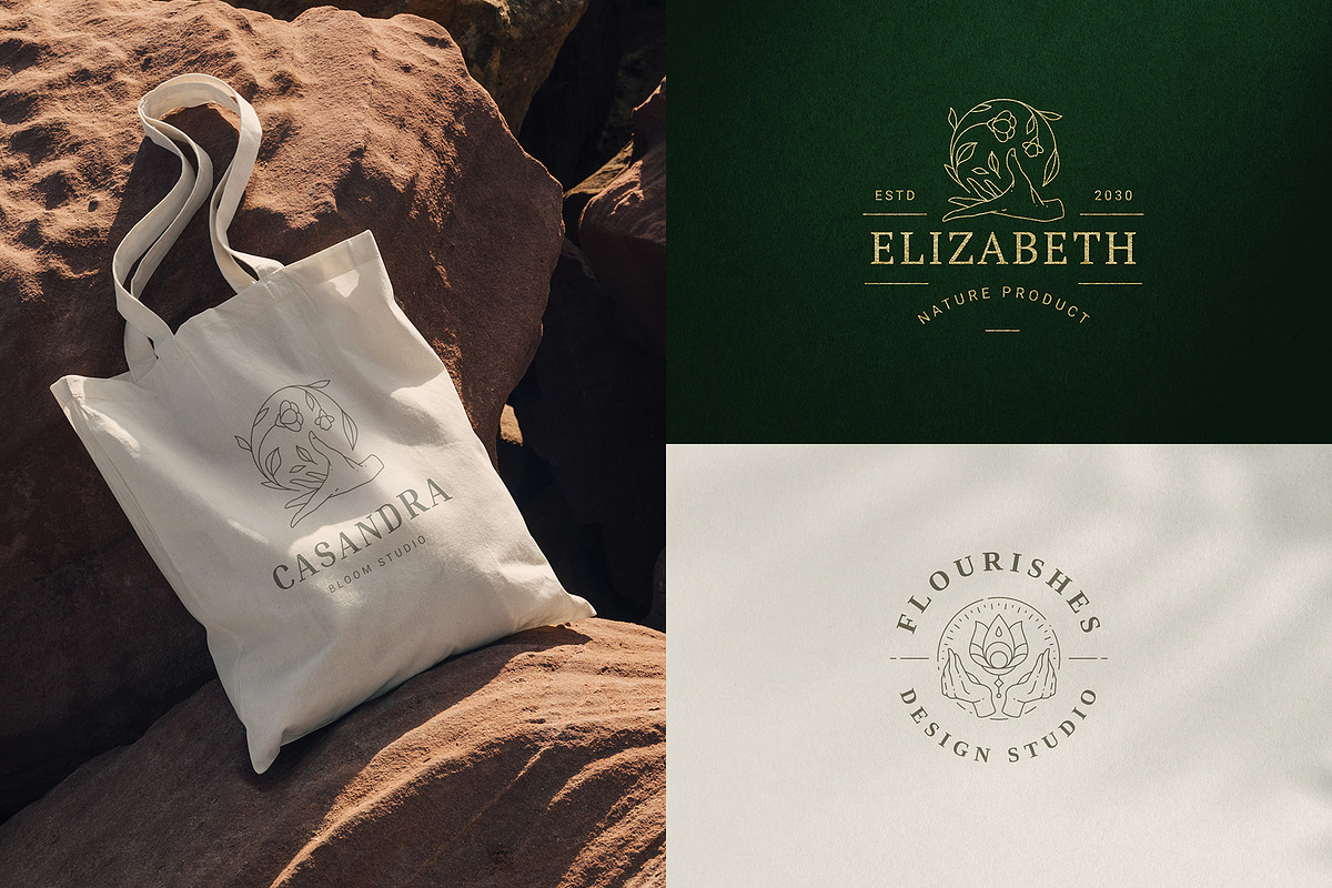 36 Botanical Logo Templates | Canva, a Branding & Logo Template by Vasya Kobelev (Photo 2 of 10)