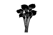 Black Lily Flower Vector Bundle, an Illustration by Designs_River (Thumbnail 5 of 51)