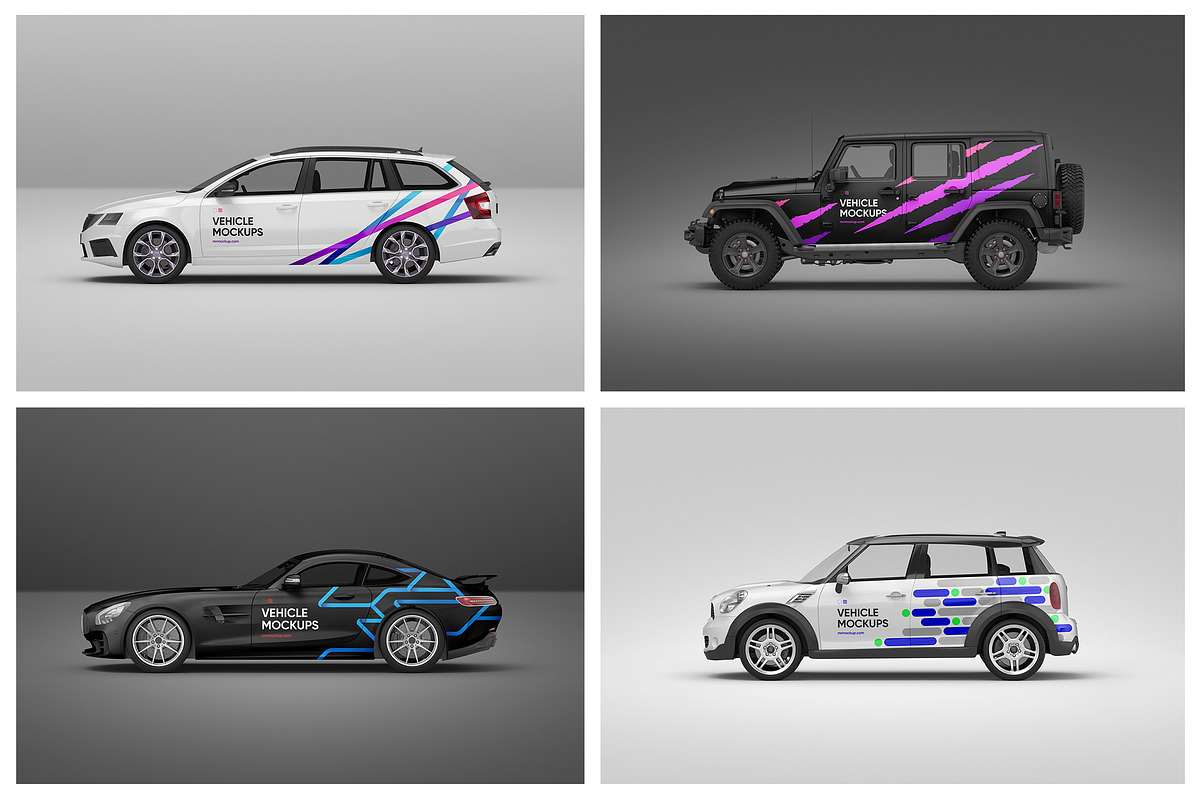 Vehicle Mockups - Car Mockups, an Advertising Mockup by Mr.Mockup™ (Photo 12 of 14)
