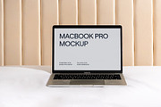 MacBook Laptop Modern Neutral Mockup, a Books & Magazine Mockup by Area Mockups (Thumbnail 2 of 2)