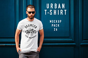 T-Shirt Mockup pack / Urban Edition, a Shirt Mockup by Arfis (Thumbnail 1 of 28)