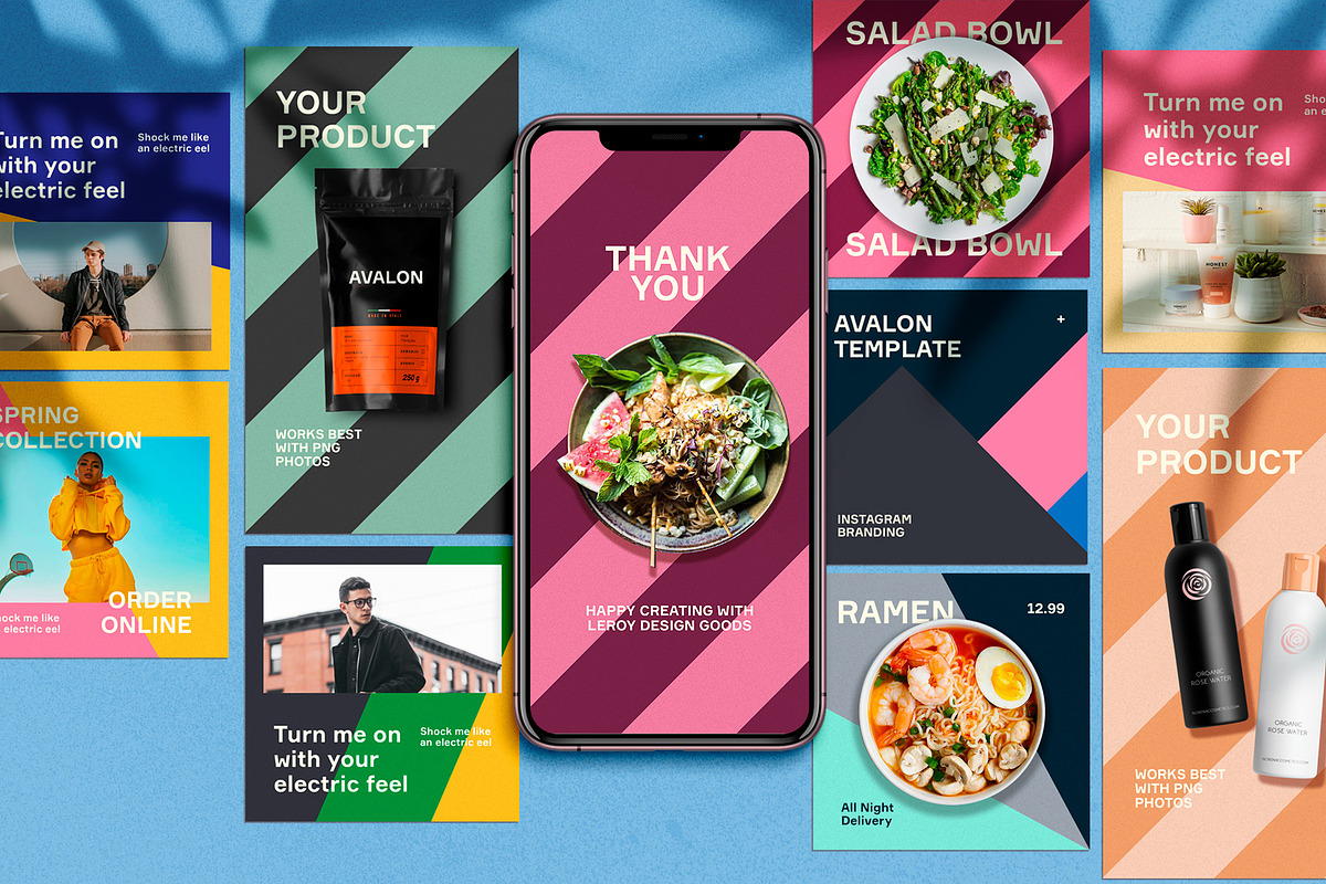 AVALON – Instagram Branding Template, a Social Media Template by LEROY Design (Photo 9 of 9)
