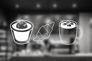 Café: Hand-Drawn People & Food, a Food Illustration by Schumacher Shop (Thumbnail 3 of 14)