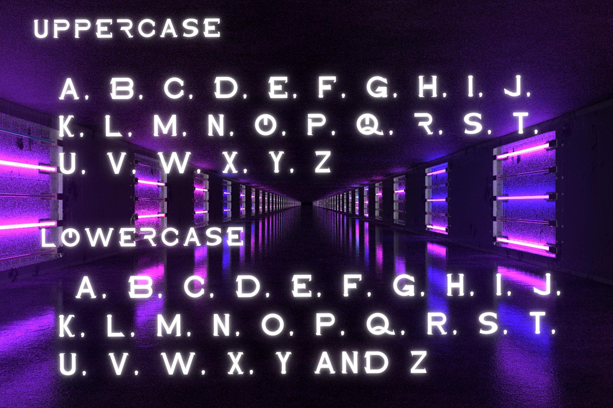 Arasaki Modern Futuristic Font, a Serif Font by PaperMoon (Photo 6 of 7)