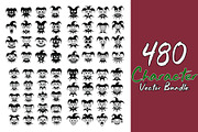 480 Scary Character Vector Bundle, an Object Graphic by Sofia's Fashion (Thumbnail 3 of 6)
