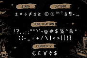 Nora Brindle Distressed Display Font, a Handwritten Font by mesuka (Thumbnail 6 of 7)