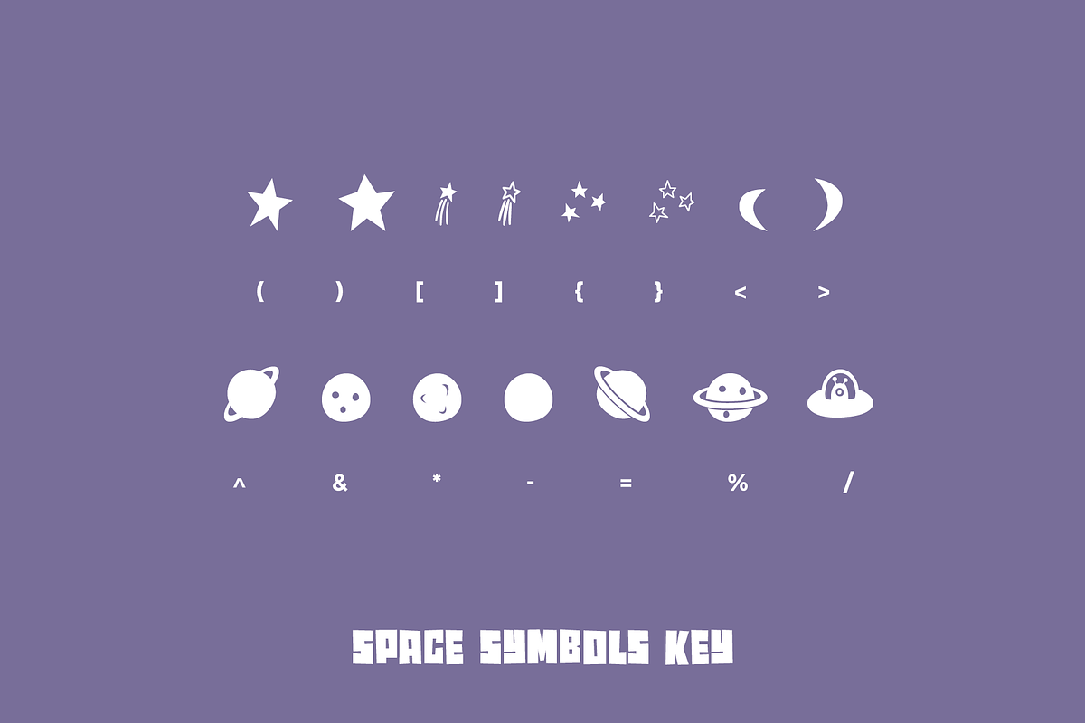 RICKY ROCKET FONT | a fun space font, a Font by Little Type Factory (Photo 9 of 10)