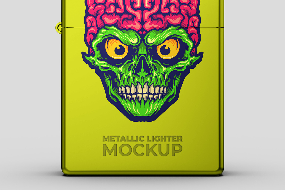 Metallic Lighter Mockup - 8 views, a Merchandise Mockup by Illusiongraphic (Photo 13 of 21)