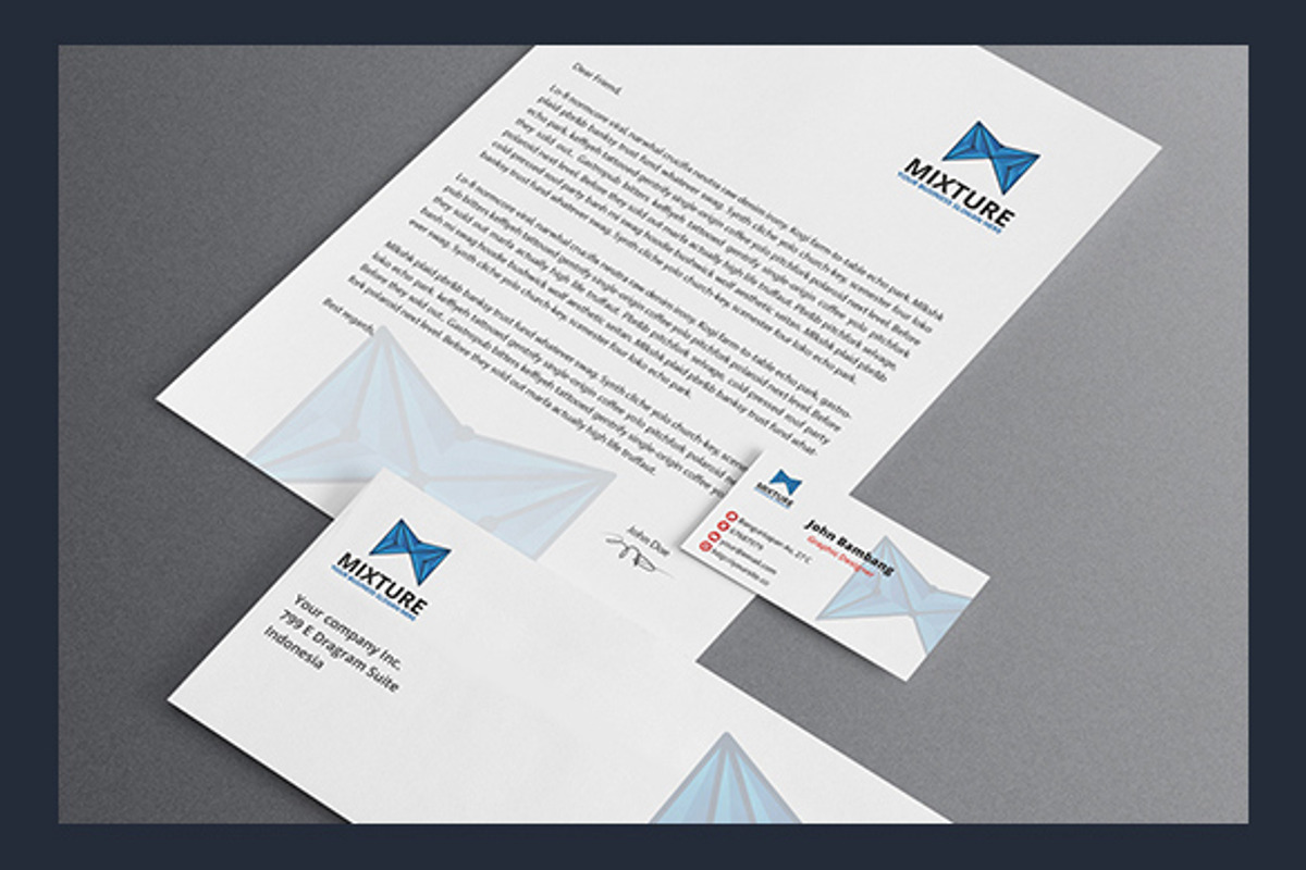 Mixture Logo, a Branding & Logo Template by Birka Studio (Photo 3 of 3)