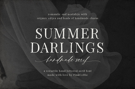 Summer Darlings | Handlettered Serif