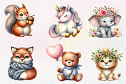 Baby Animal Nursery Sublimation, an Illustration by CreationArt (Thumbnail 4 of 5)