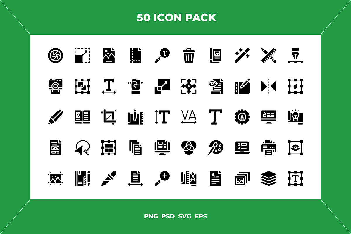 Editorial design icons, an Outline Icon by Wencory (Photo 1 of 2)