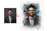 Classic Watercolor Photo Effect, an Action Add-On by Photoshop Action (Thumbnail 19 of 27)